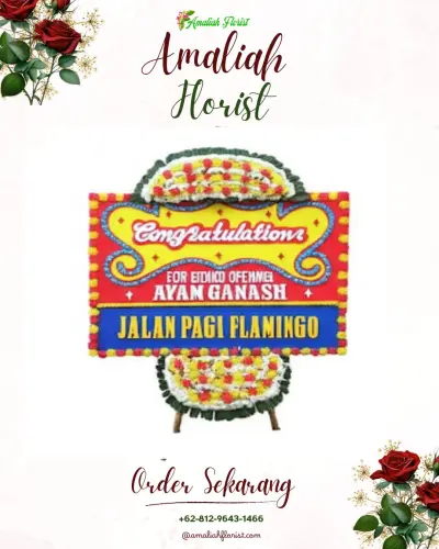 Bunga Papan Congratulation di Karya Mulia